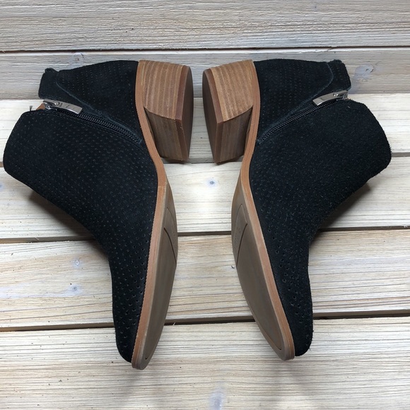 Franco Sarto Dingo Side Zip Perforated Booties - Picture 3 of 10